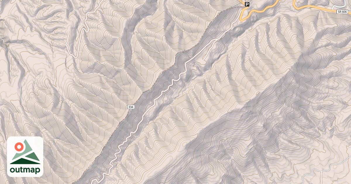 Map of PRICE MOUNTAIN