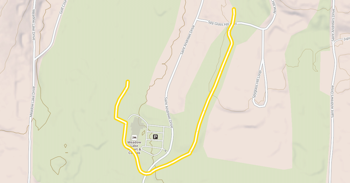 Map preview of St. Andrew's Loop
