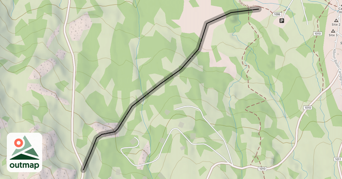 Map of Cabin Hill
