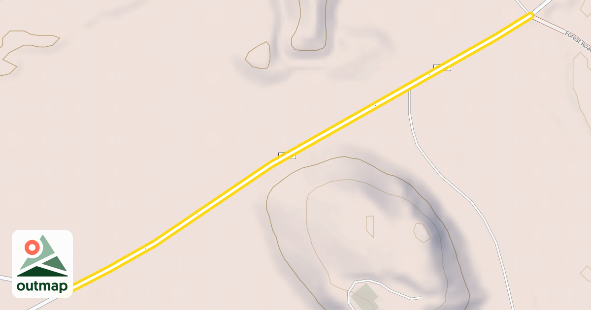 Map of Forest Road 54