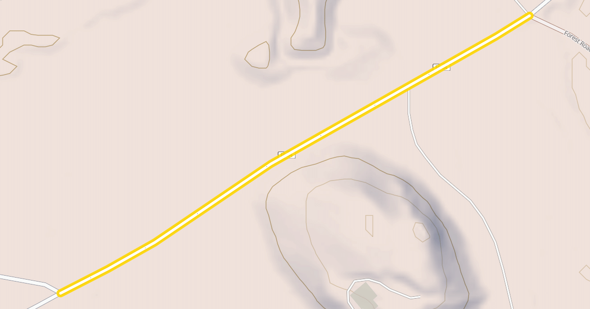 Map preview of Forest Road 54