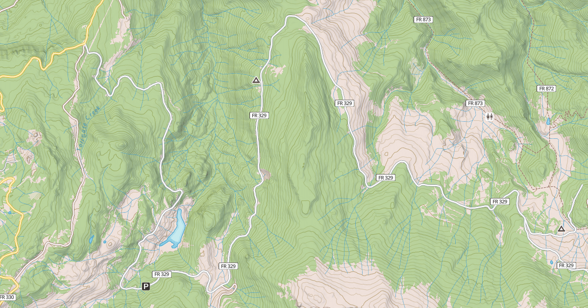 Map preview of EAST FORK PINOS