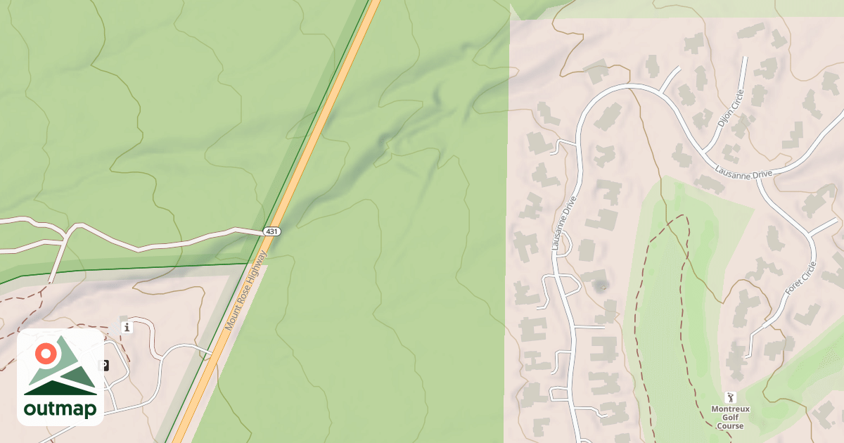 Map of REGROWTH ROAD