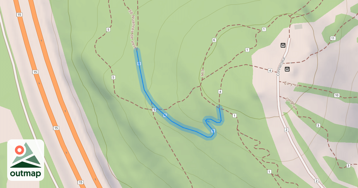 Map of 50 Nuances de Vert