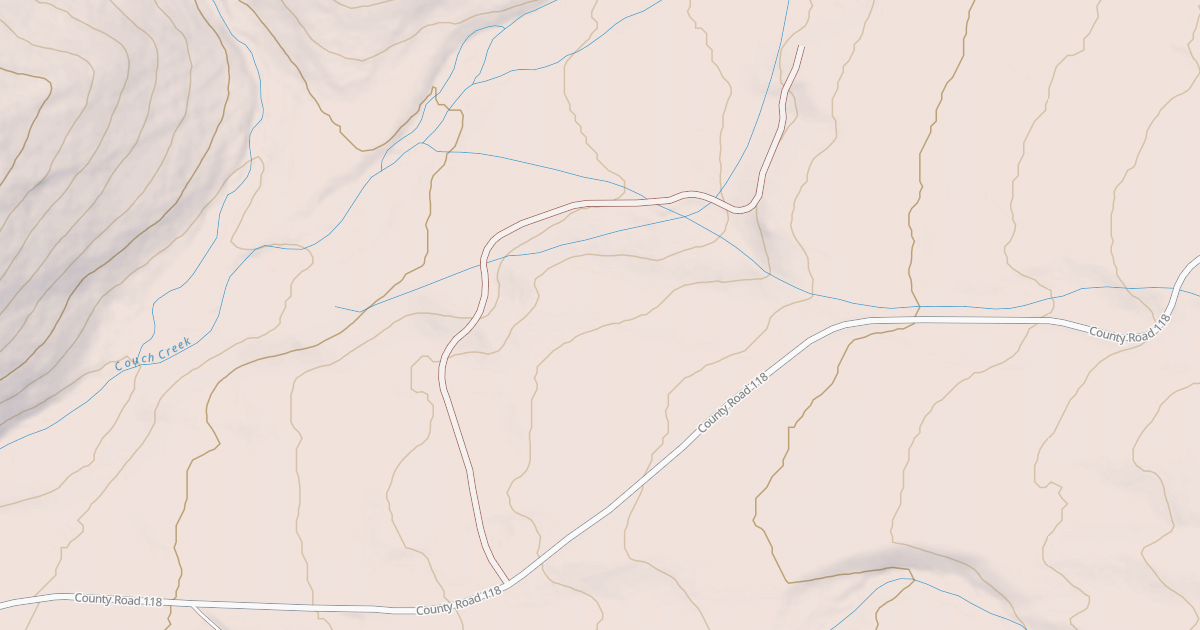 Map preview of COUCH CREEK
