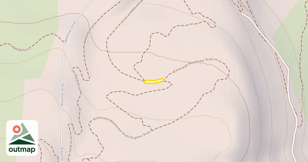 Map of Lupine Trail