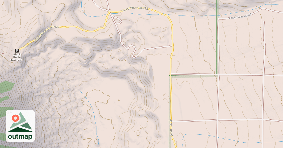 Map of ASH FLAT