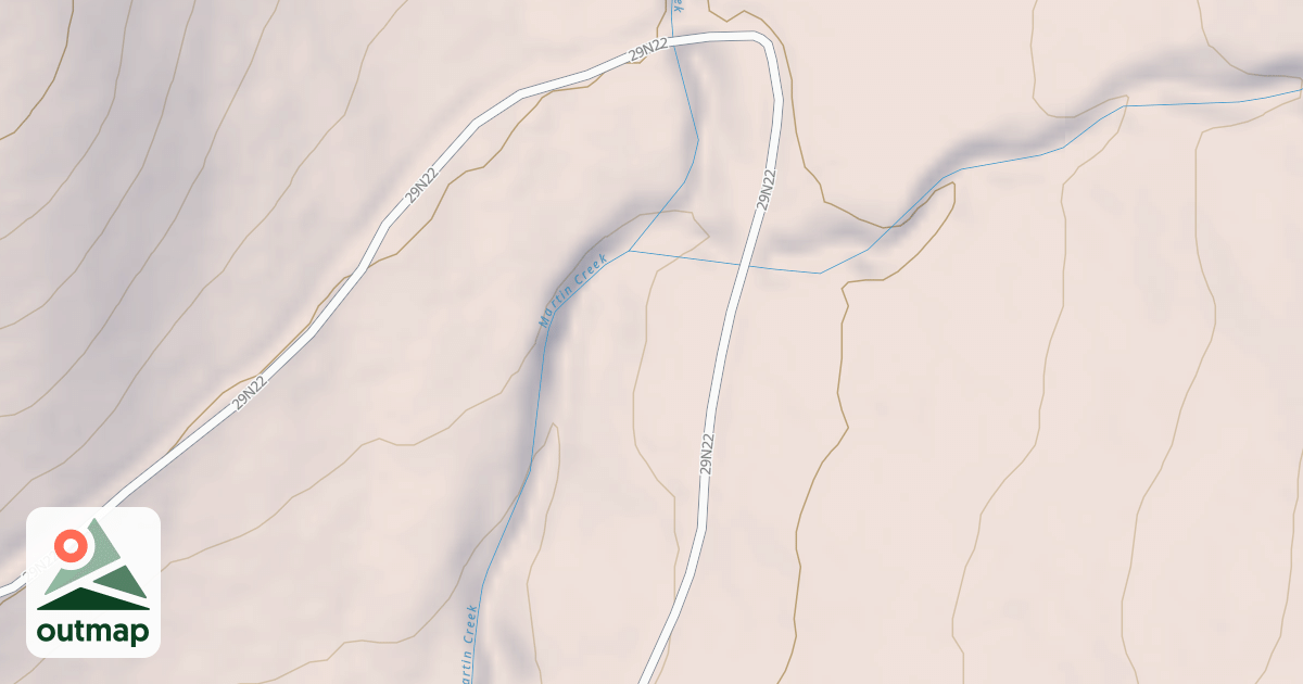 Map of MARTIN CREEK WATER SOURCE