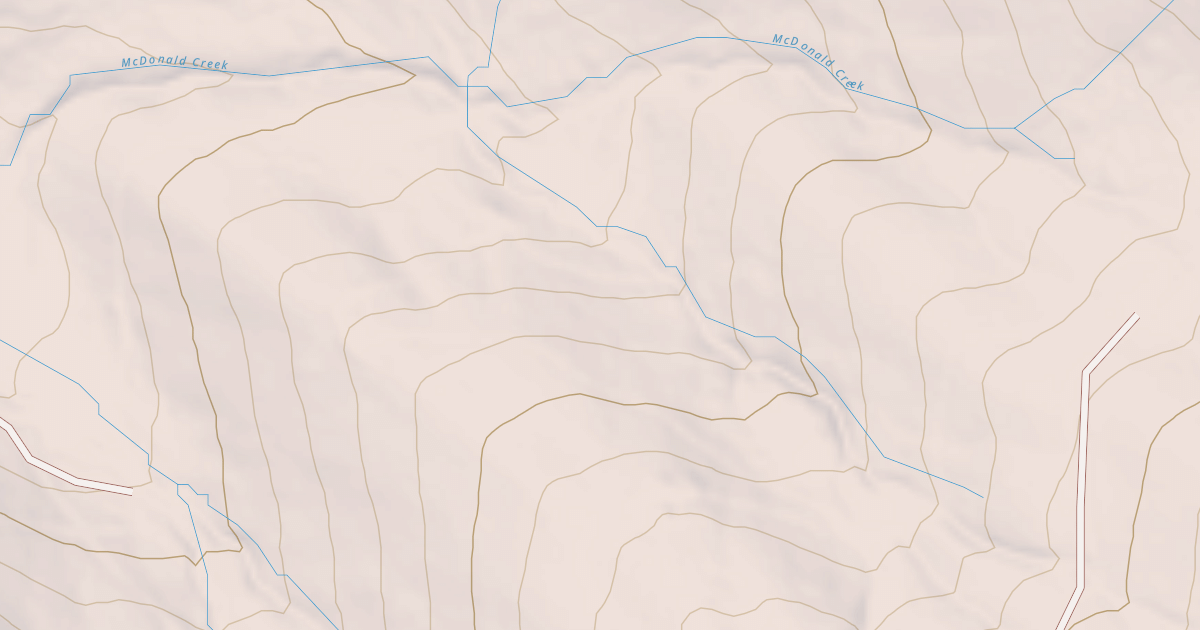 Map preview of MCDONALD BASIN