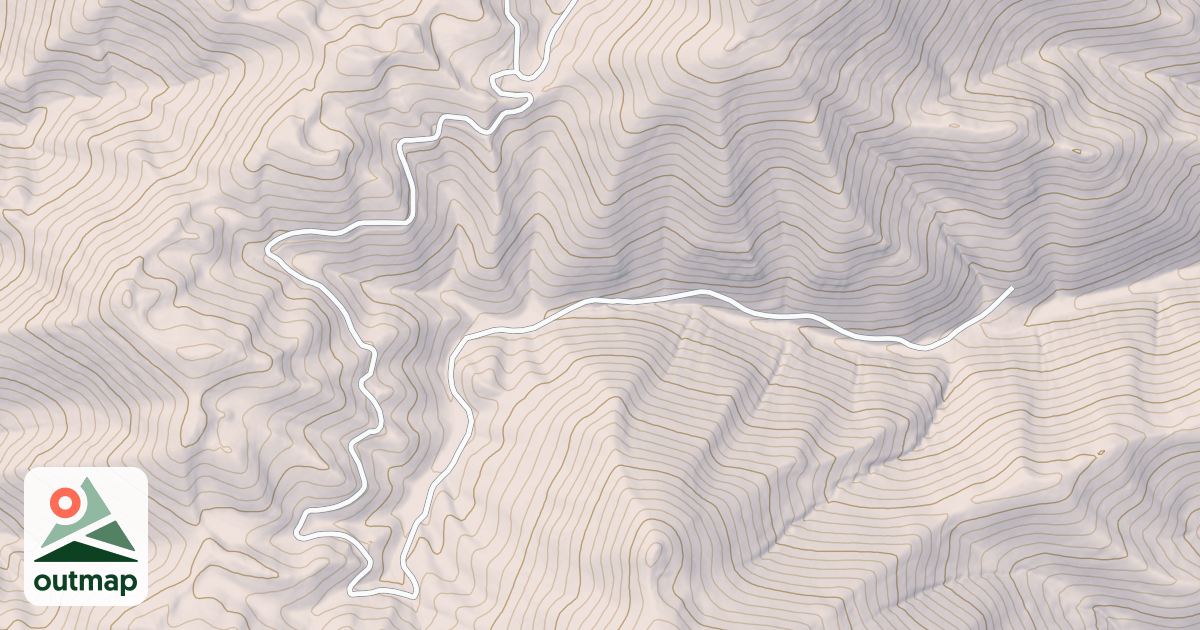 Map of TUSSING CANYON