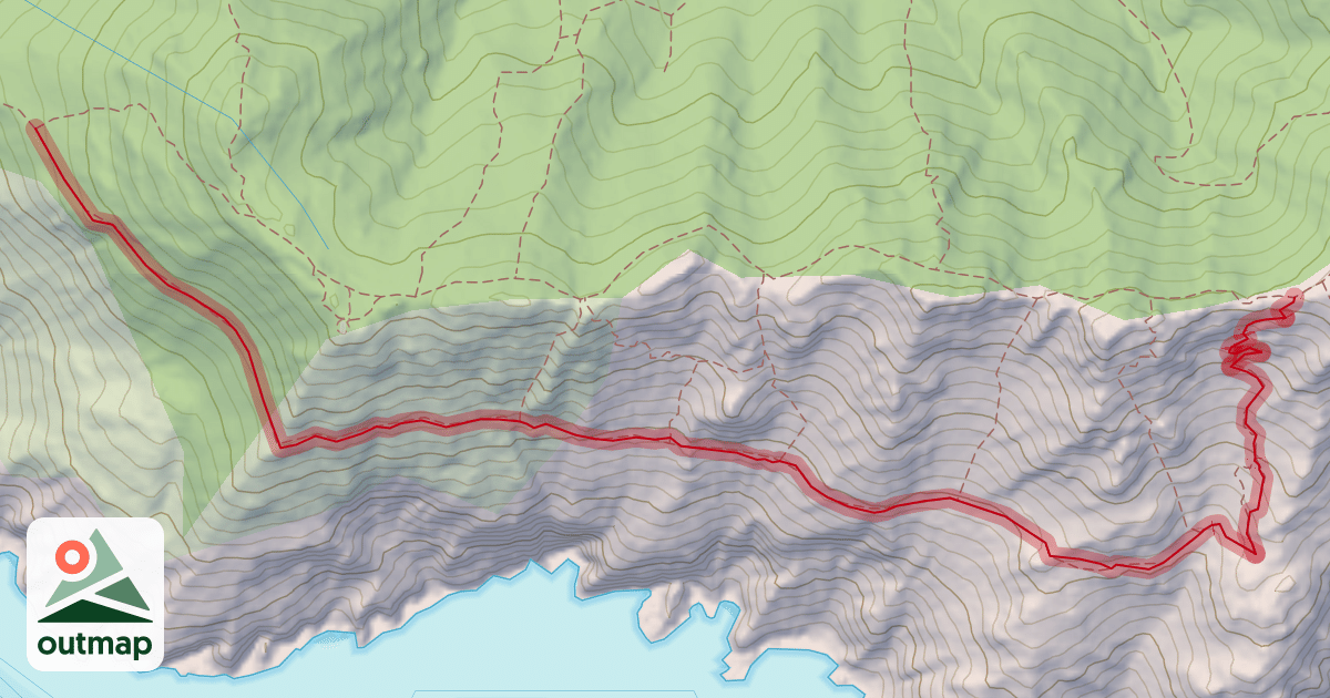 Map of Sentier du Littoral