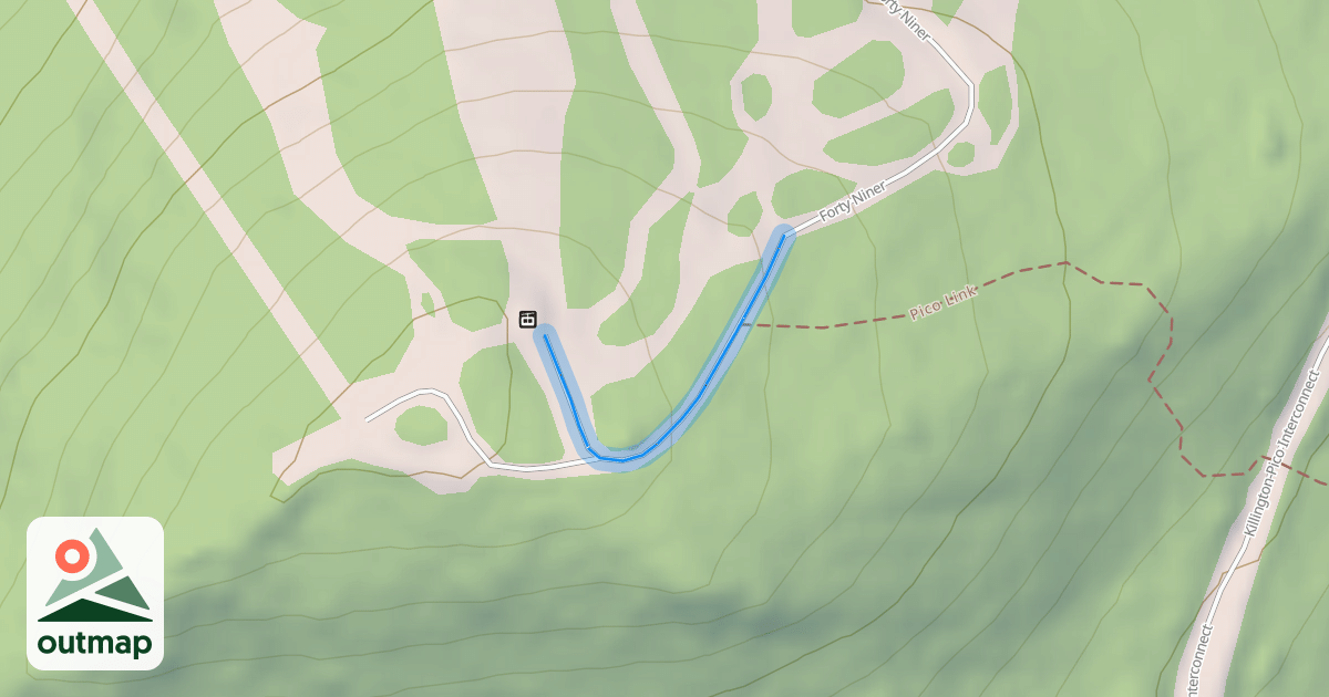 Map of Forty Niner