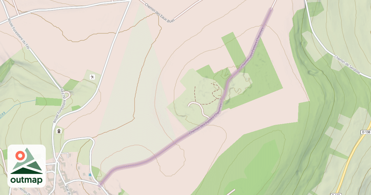 Map of Chemin des Petites Chaumes