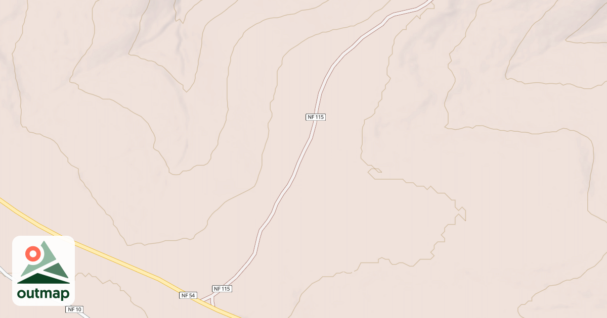 Map of USFS Motor Vehicle Use Map Roads {832BF820-198A-4F04-9C46-FD0C9B90259E}