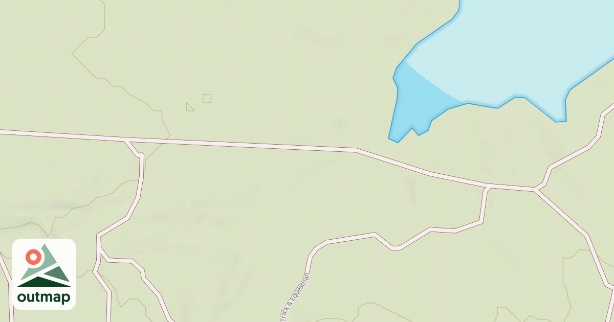 Map of Interlake State Recreation Area Trails