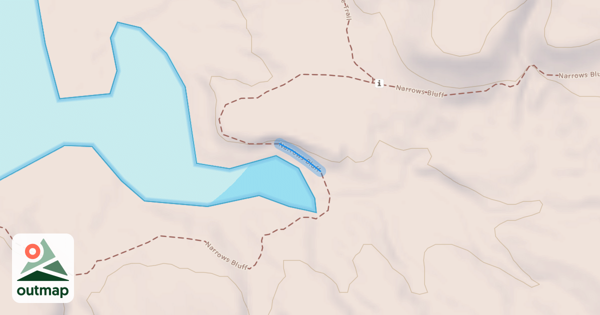Map of Narrows Bluff