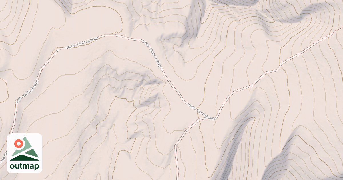 Map of ELK CREEK RIDGE