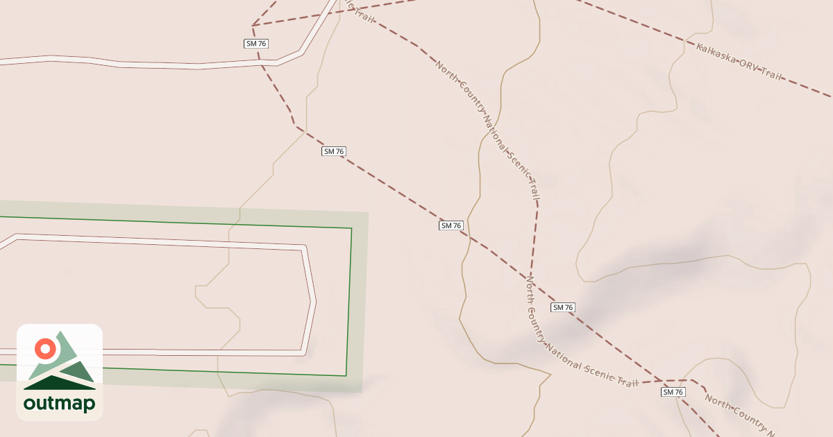 Map of Kalkaska Trail