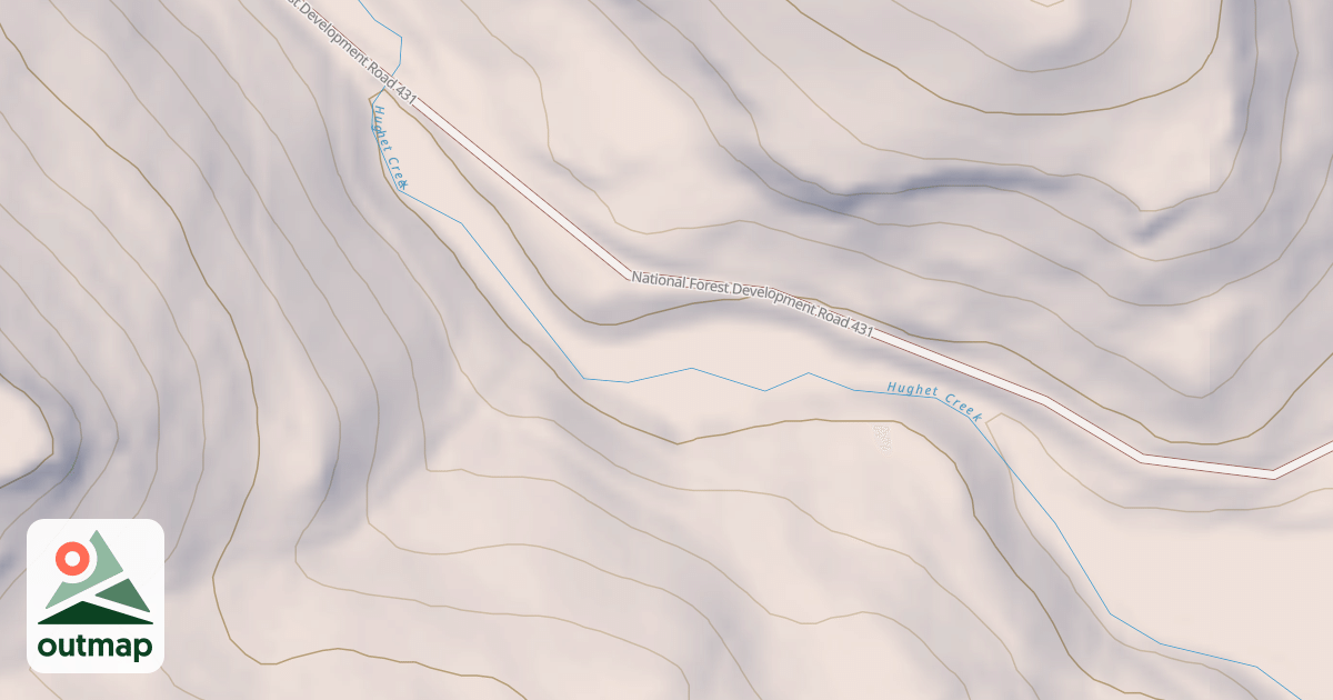 Map of USFS National Forest System Roads {30680916-7A20-4CAA-BF85-0480302925D0}