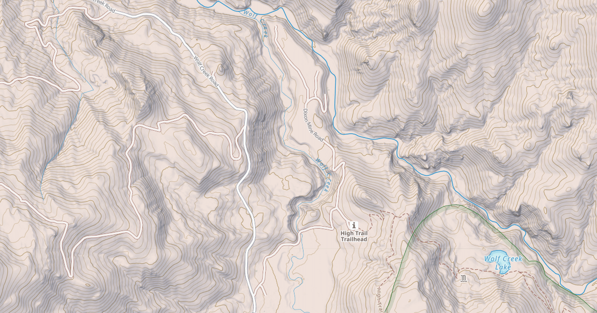 Map preview of DIXON MINE ROAD