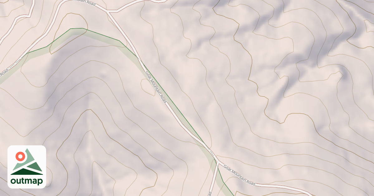 Map of GOAT MOUNTAIN