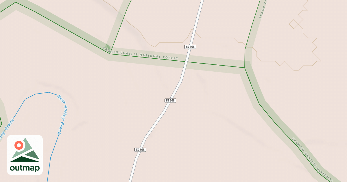Map of DAGGER FALLS