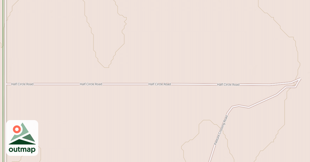 Map of HALF CIRCLE