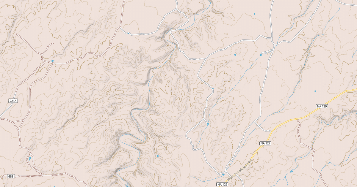 Map preview of USFS National Forest System Roads {4497BC0B-2190-43A0-8887-6D946BA4CA2F}