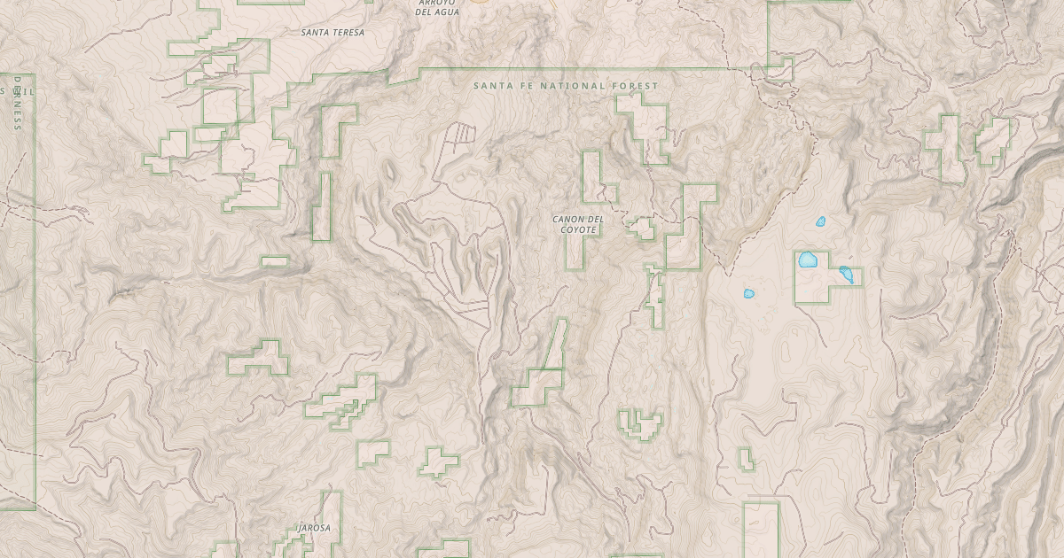 Map preview of COYOTE CANYON