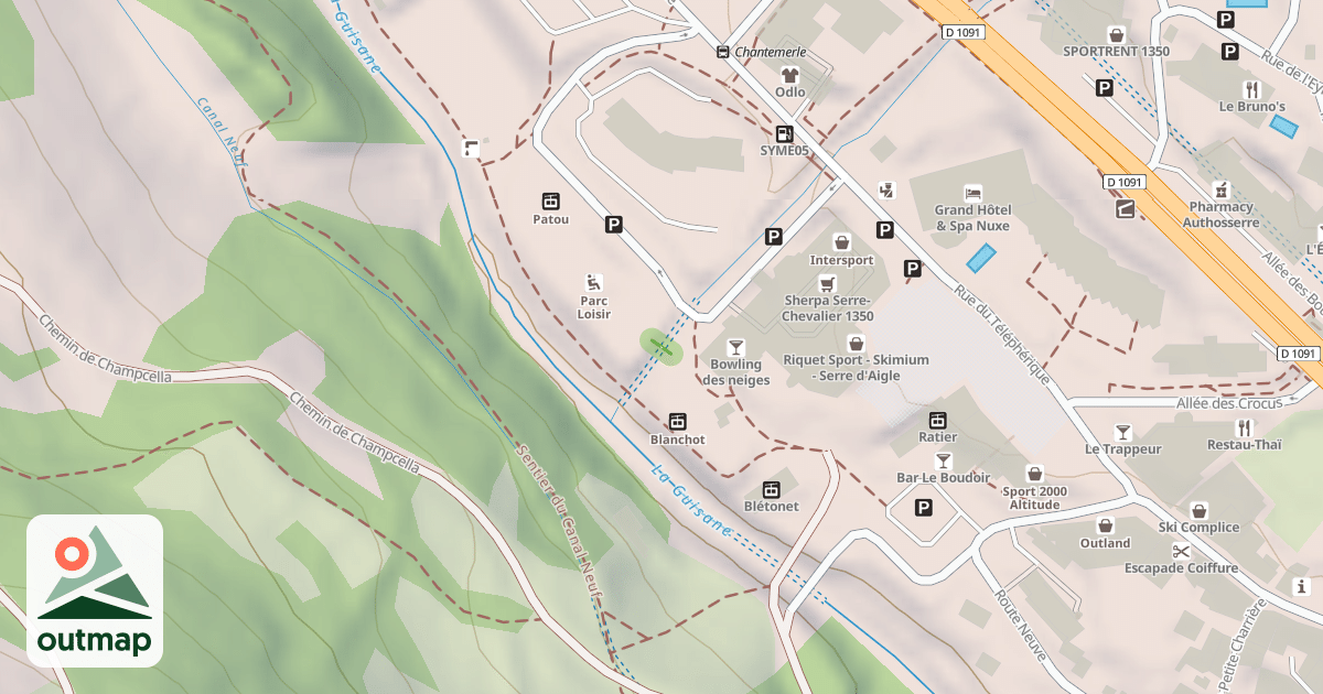 Map of Ourson