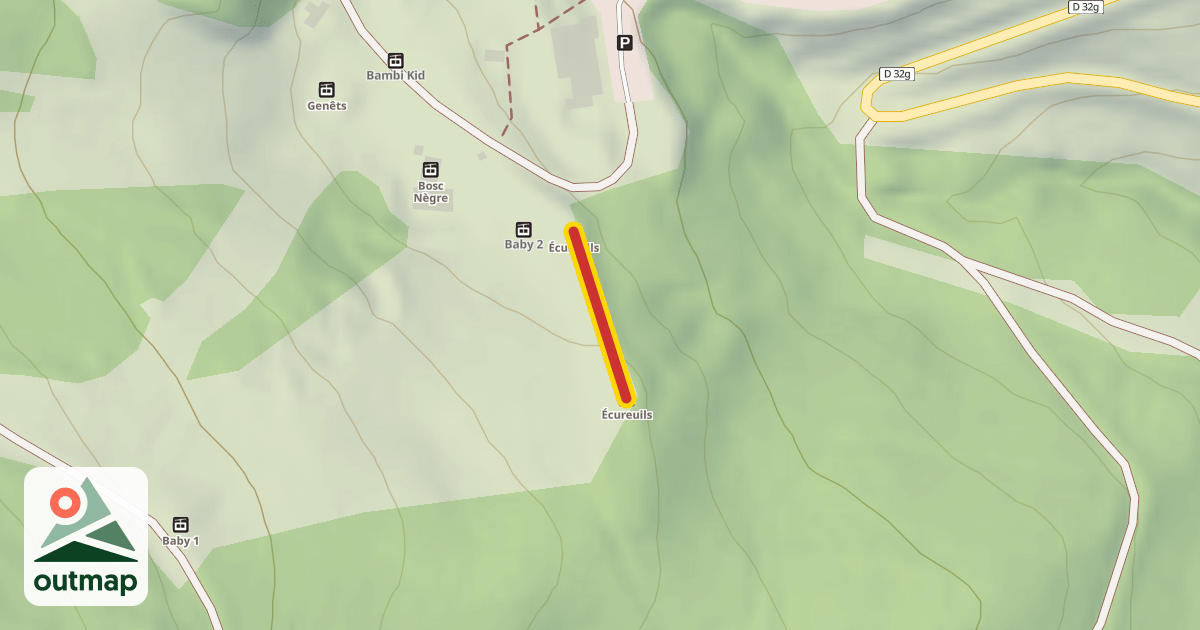 Map of Écureuils