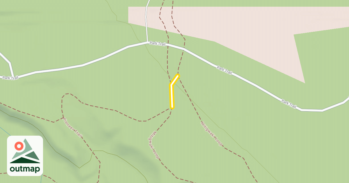 Map of Mitigwaki Loop