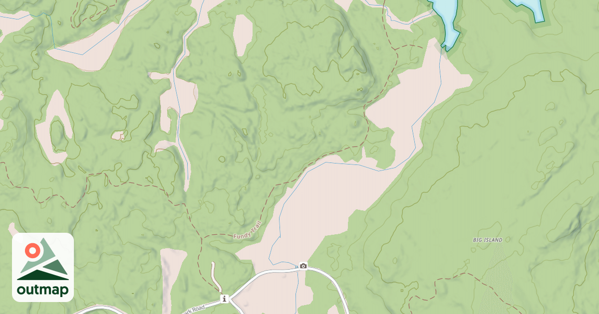 Map of Fundy trail