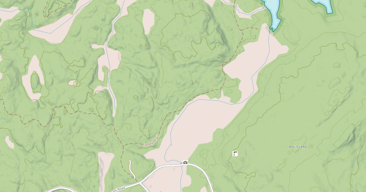 Map preview of Fundy trail