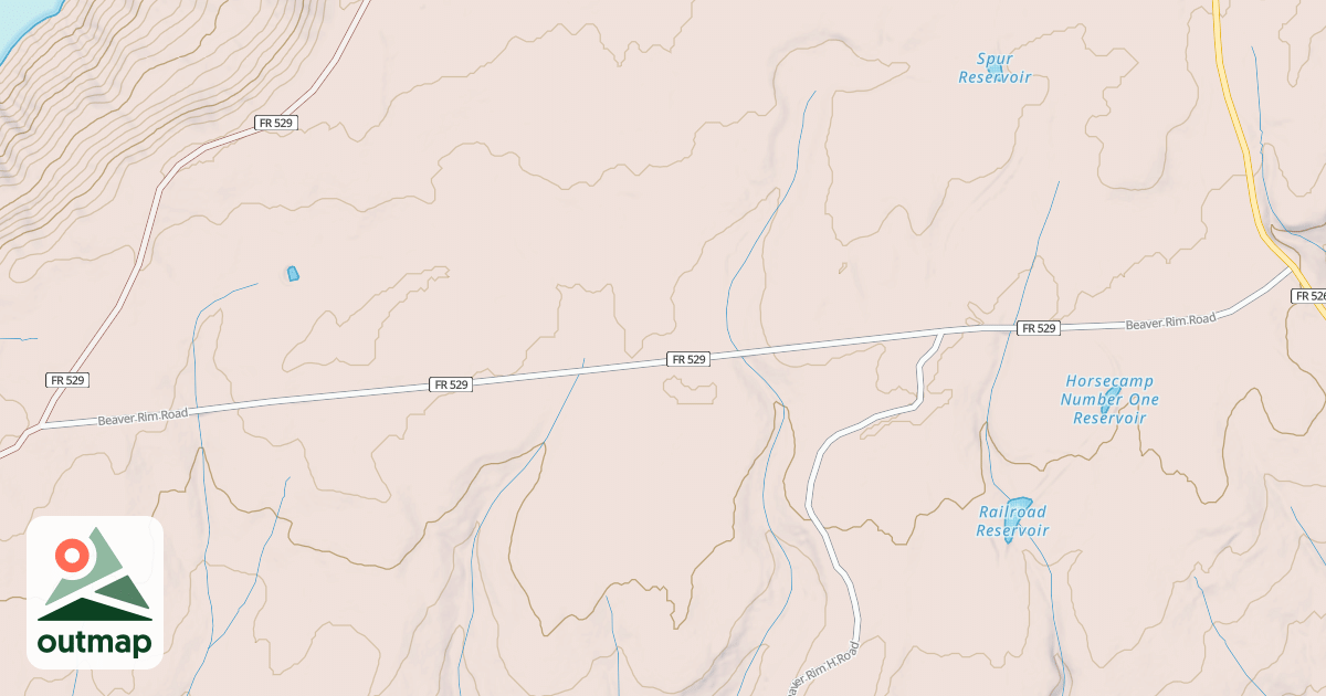 Map of BEAVER RIM