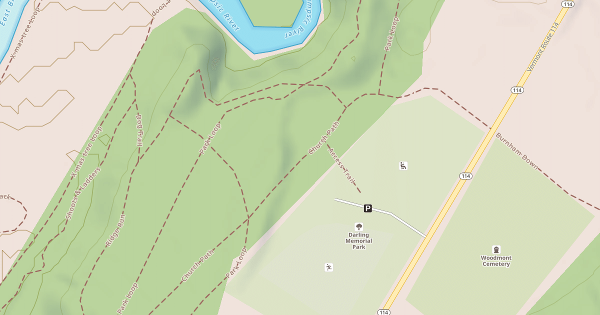 Map preview of Church Path