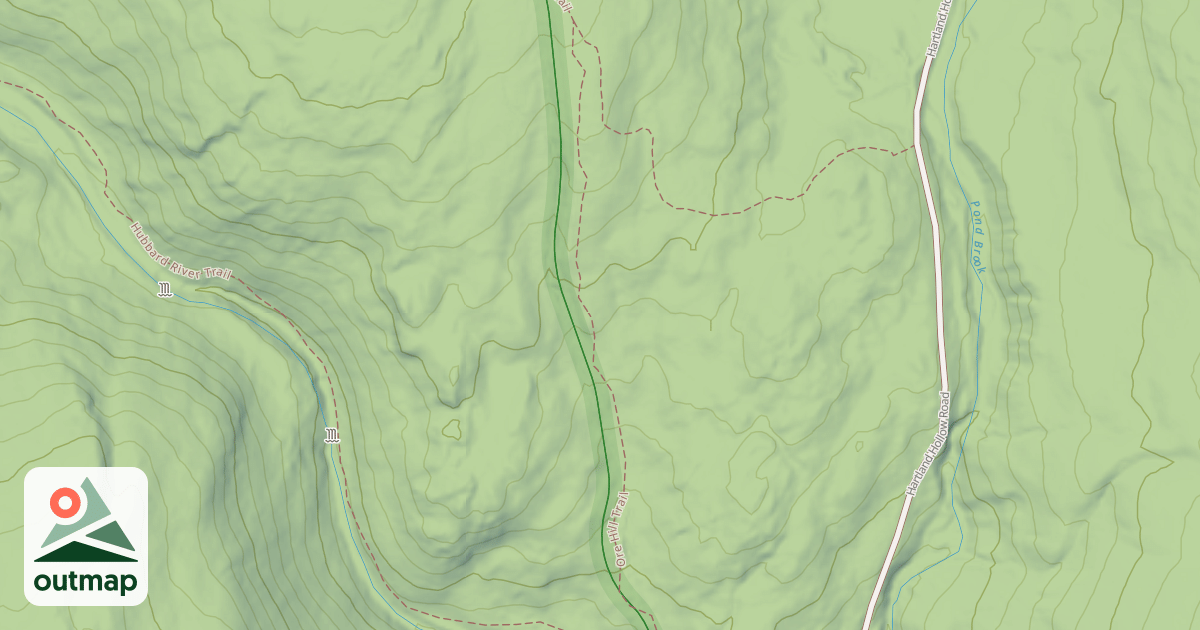 Map of Ore Hill Trail