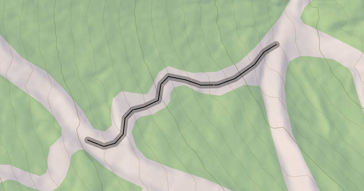 Map preview of Upper Milk Run
