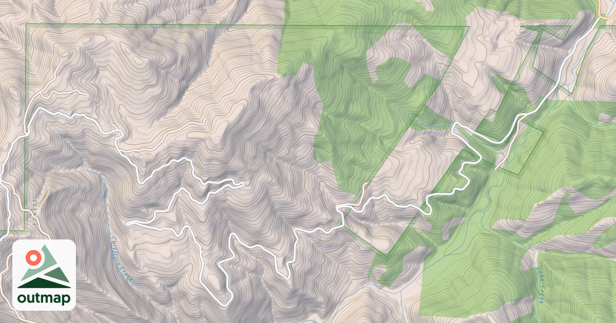 Map of CHROME RIDGE
