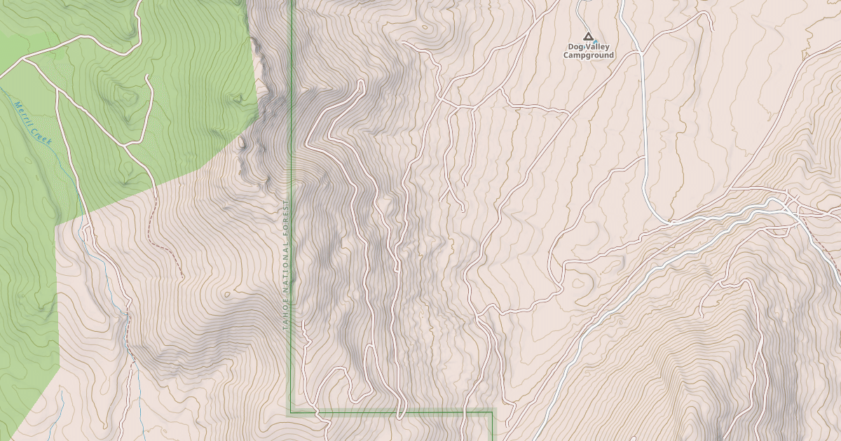 Map preview of CRYSTAL PEAK LOOP ROAD