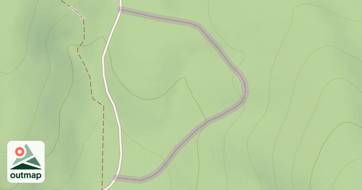 Map of Second Trail