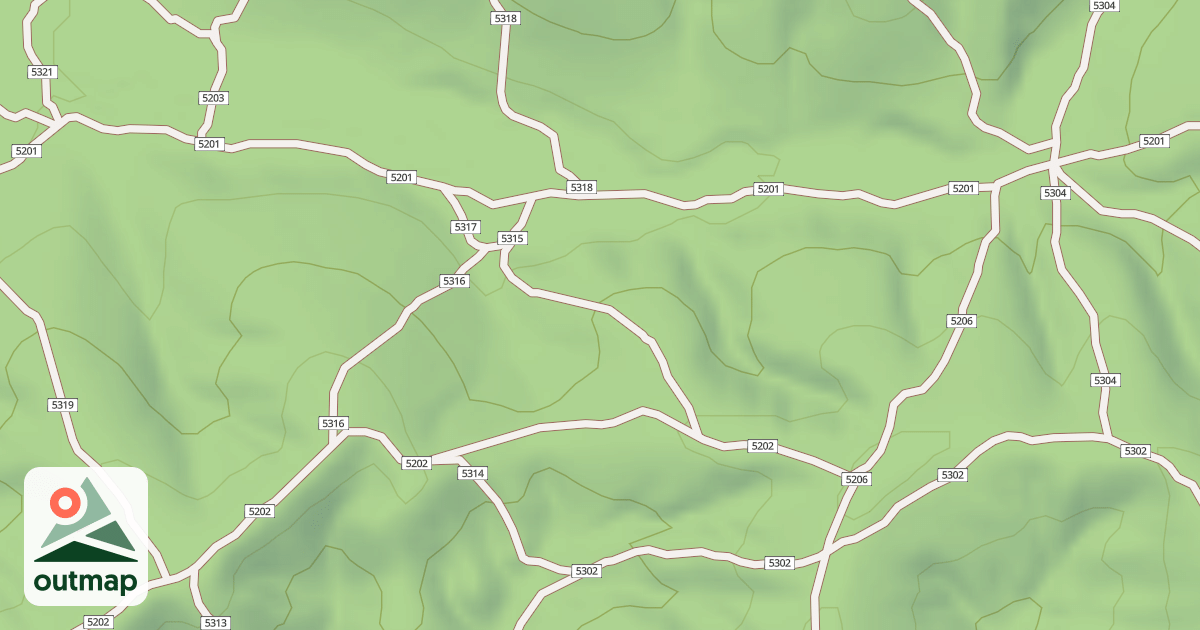 Map of USFS Motor Vehicle Use Map Trails 19010