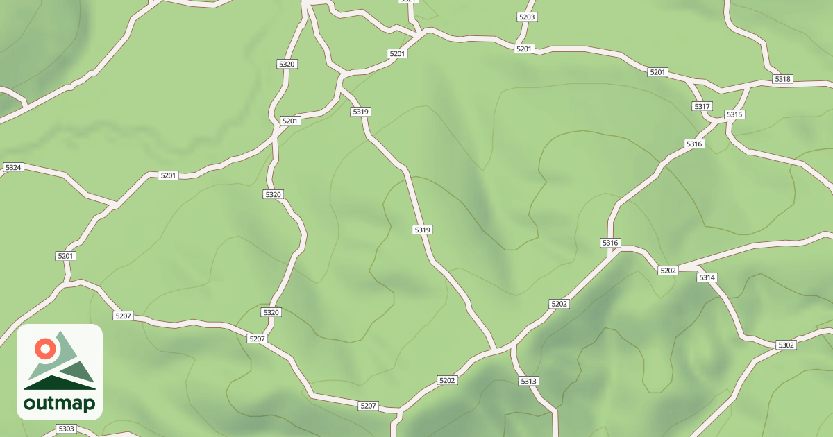 Map of USFS Motor Vehicle Use Map Trails 19964