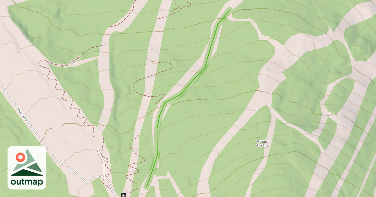 Map of Lower Easy Rider