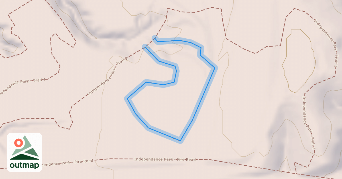Map of Independence Park - Trail 2a