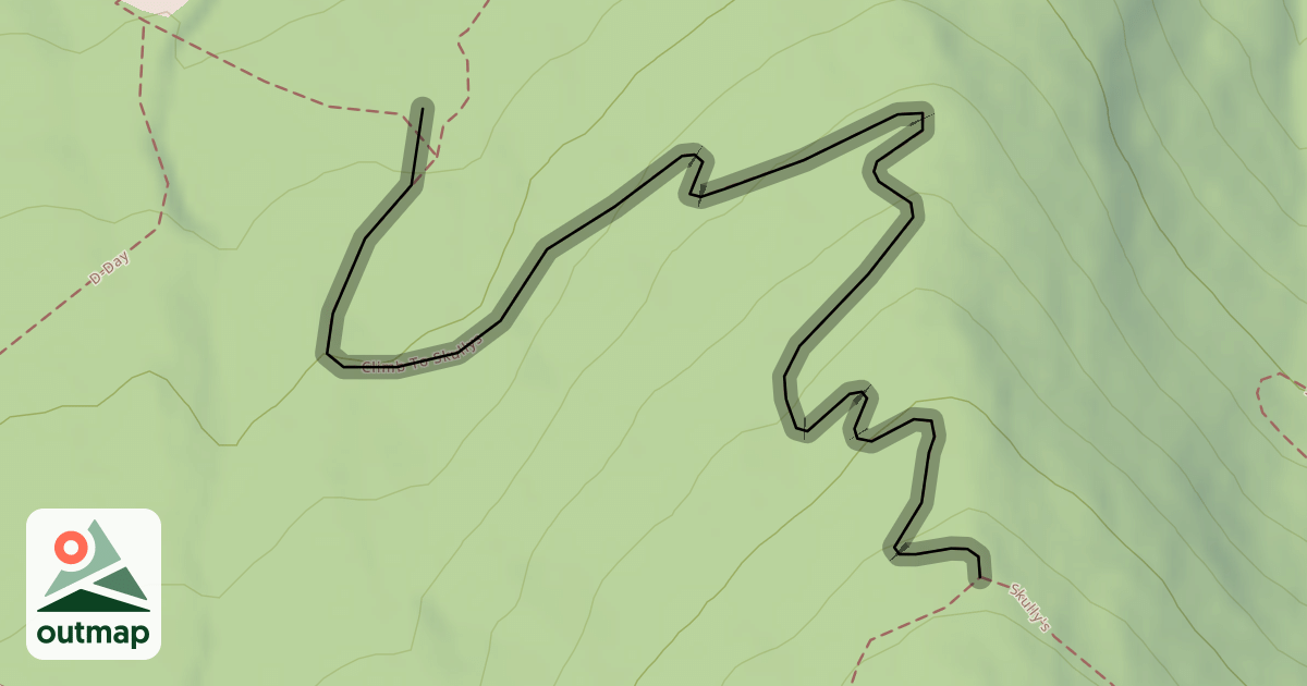 Map of Climb To Skullys