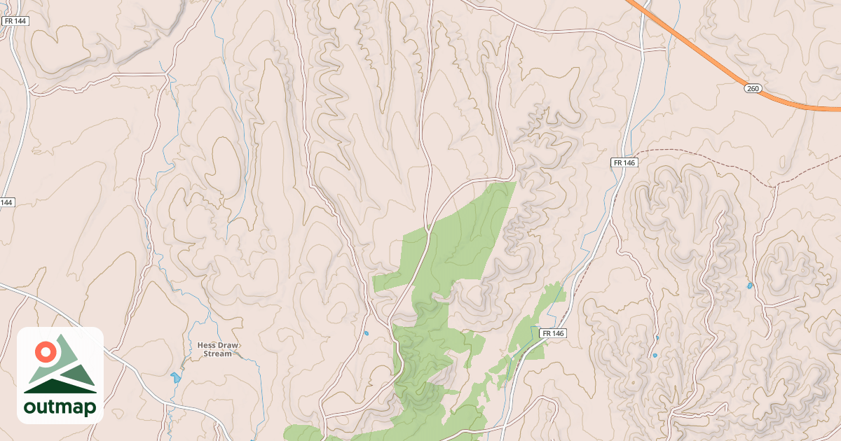 Map of USFS National Forest System Roads {38336A47-AD2B-4C11-BD21-1A8EEA1400BB}
