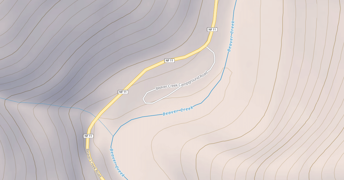Map preview of BEAVER CR CG