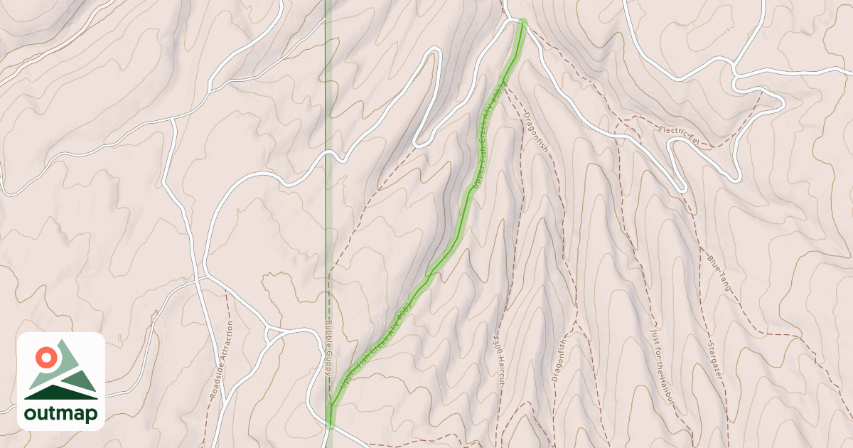 Map of Upper Fish Creek ATV #083