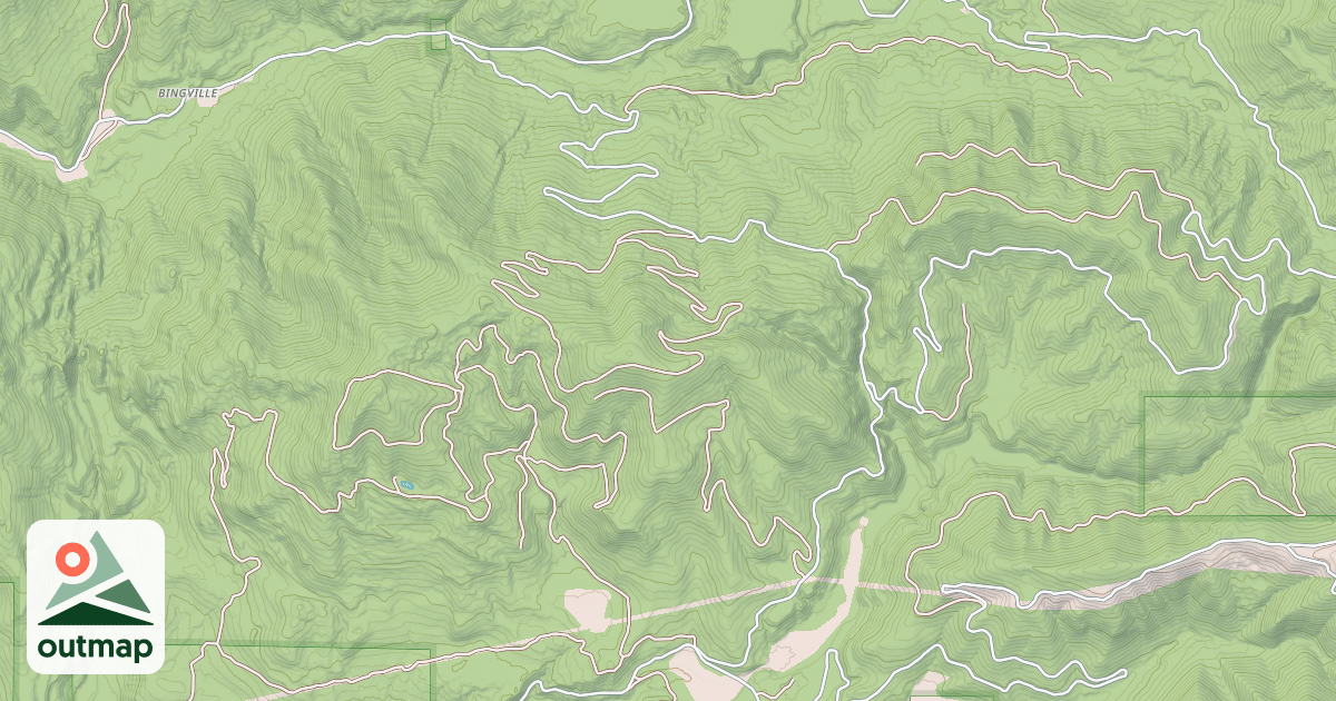 Map of SOUTH FORK CHEWELAH CREEK